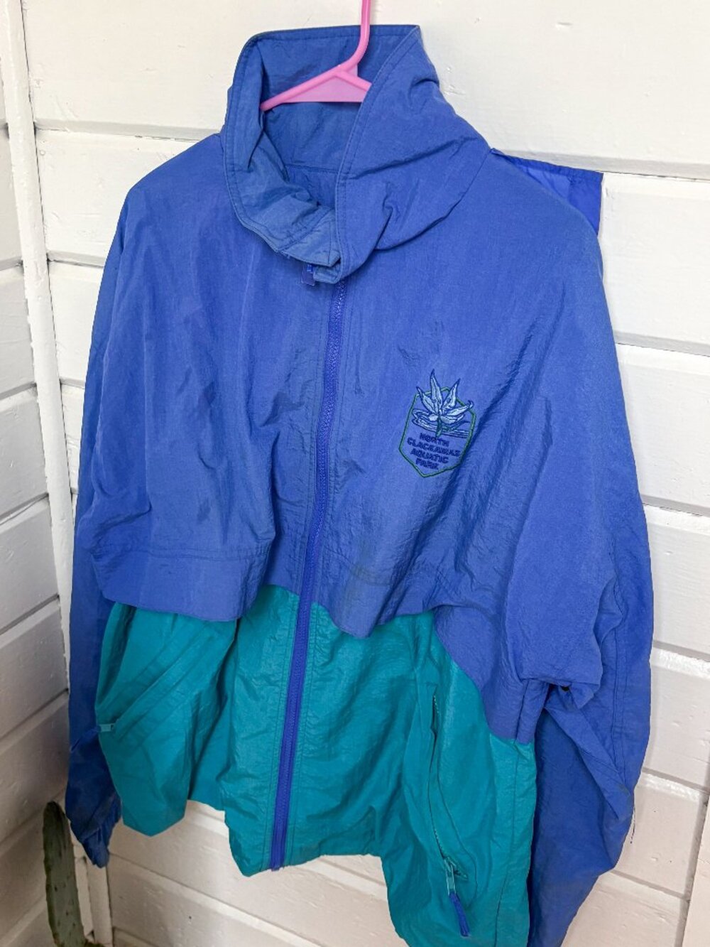 Vintage Gear for Sports North Clackamas Aquatic Park Windbreaker